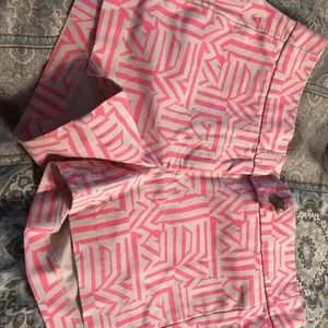 J Crew Sz 0 Pink print shorts like new